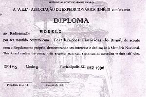DFH (DIPLOMA FORTIFICACOESHISTORICAS - HISTORICAL FORTIFICATIONS AWARD)