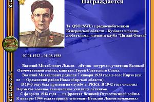 Герой Советского Союза Лыков В.М.