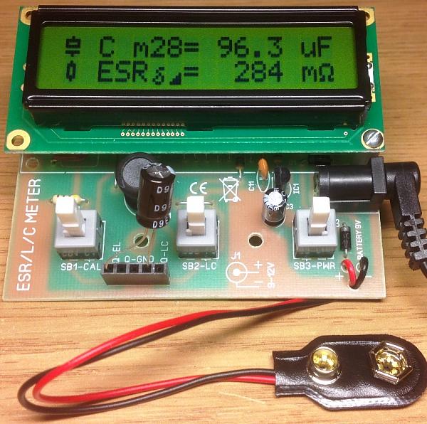 Продам R/L/C/ESR-Meter для измерения малых сопротивлений, индуктивностей, емкостей и ESR конденсаторов