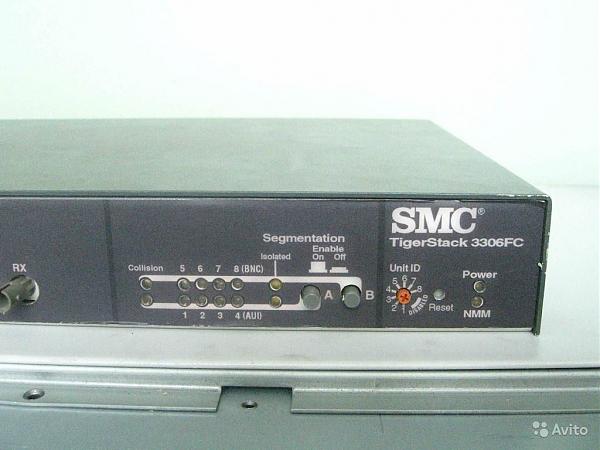 Продам Multi-Segment Stackable Hub SMC TigerStack 3306FC
