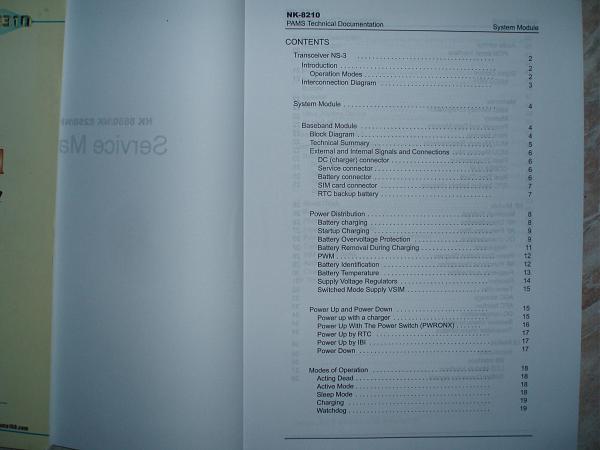 Продам Service Manual на NOKIA 8210, 8250, 8850