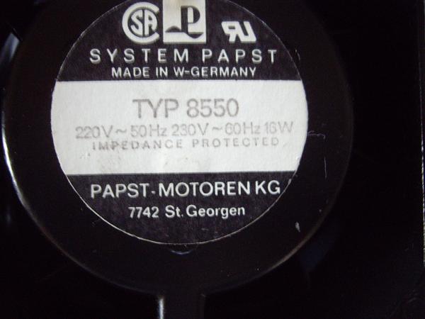 Продам Вентилятор system papst typ 8550 