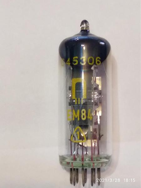Продам Лампа для винтажной аудио техники Tungsram EM84