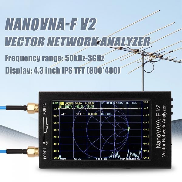 Продам Антенный анализатор NanoVNA-F V2 векторный (лот 2)