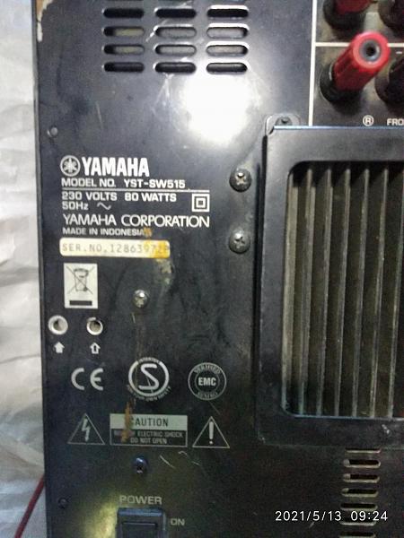 Продам Сабвуфер Yamaha YST-SW515 плата усилитель