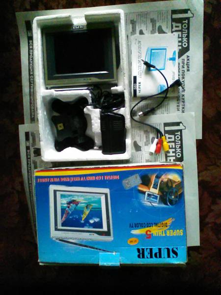 Продам Автомобильный LCD телевизор Super SP-580 (нераб