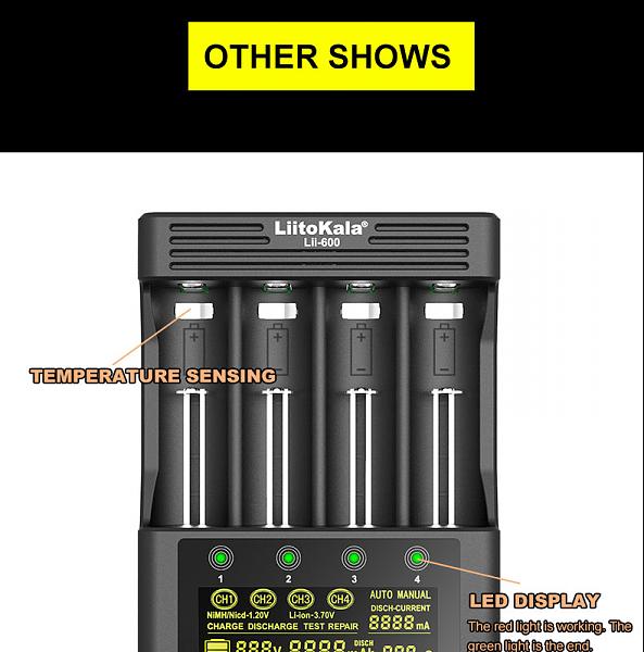 Продам Зарядное устройство LiitoKala Lii-600 ориг.(лот 2)