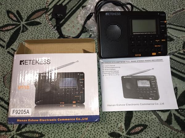Продам Радиоприемник Retekess V115 (AM, FM, SW)