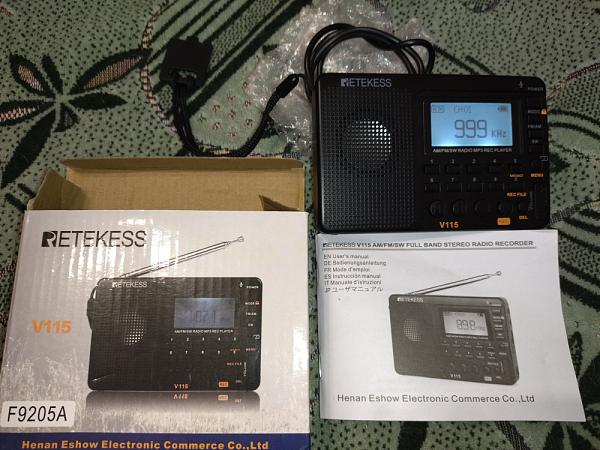 Продам Радиоприемник Retekess V115 (AM, FM, SW)