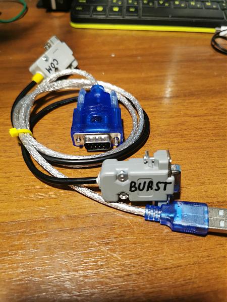 Продам Кабель usb-Com для усилителя Burst