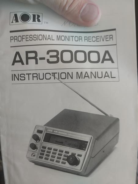 Продам Мануал AOR AR-3000a, AR-5000, AR8200