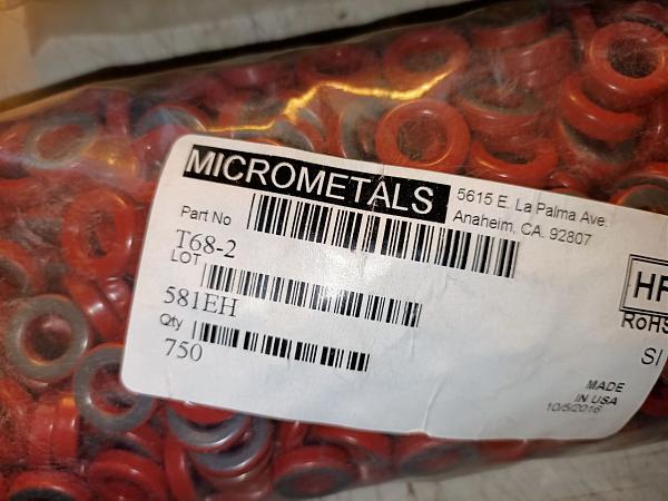 Продам Кольца Micrometals USA (то же что и Amidon)