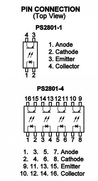 Продам Оптопара транзисторная PS2801-4-F3-A, лот 60шт