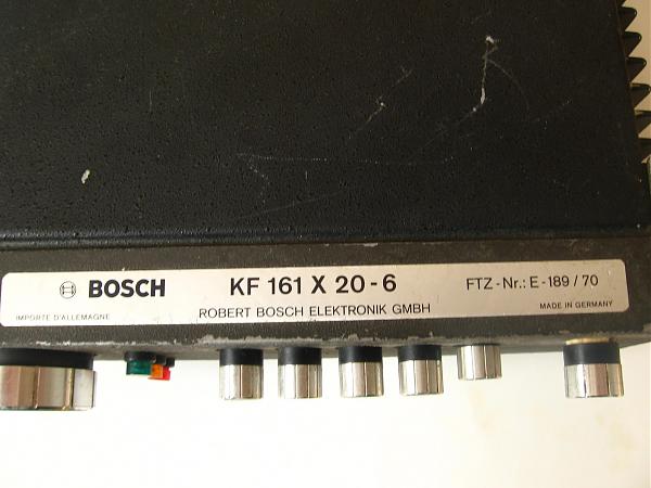 Продам Раритетная радиостанция BOSCH KF 161 X 20-6