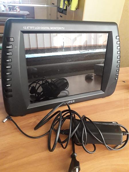 Продам Телевизор, видеоплеер 12,5" TFT LCD