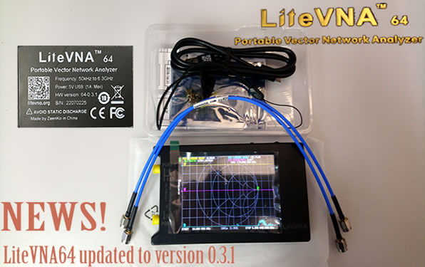 Продам Анализатор векторный LiteVna 64 HW 0.3.1