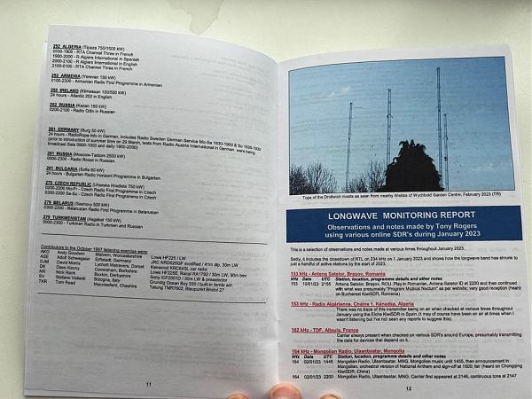 Продам Частотный справочник радио наблюдателя LW, MW 2024
