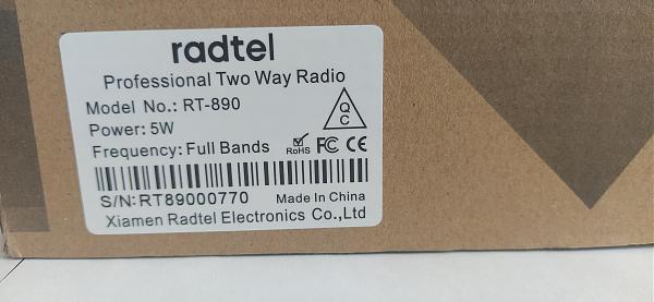 Продам Radtel RT-890