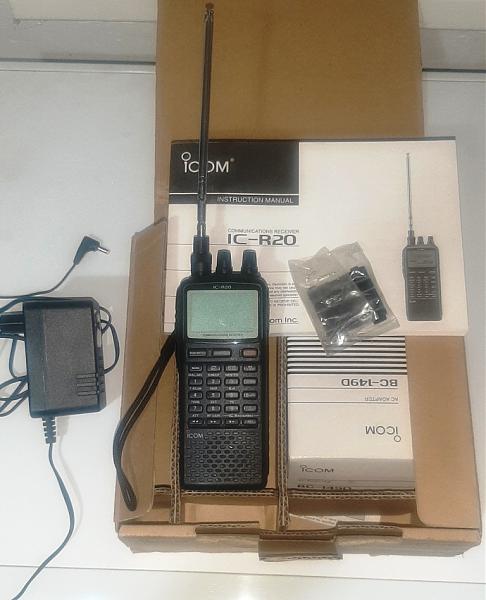 Продам ICOM R-20 сканирующий приёмник