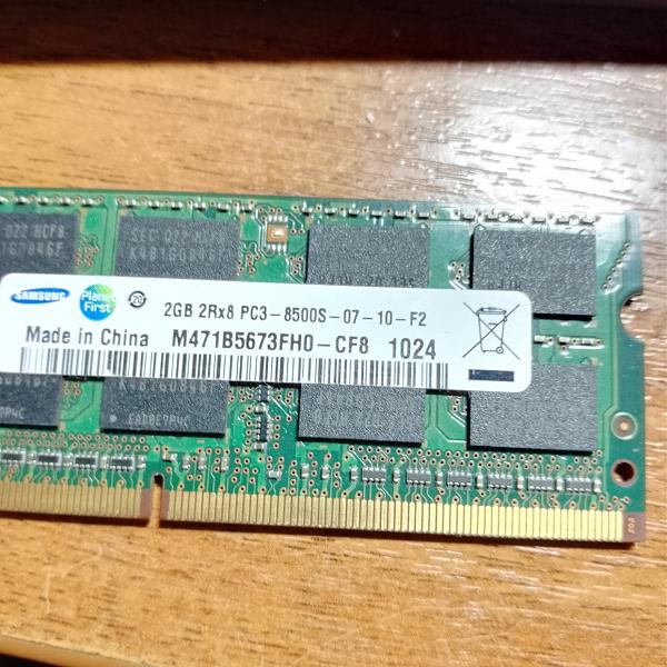 Продам Память для ноутбука Samsung DDR3 2 Гб