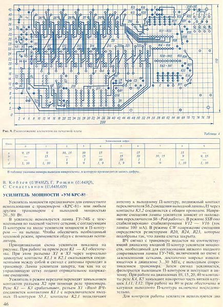 Продам Набор для сборки УМ на ГУ74Б