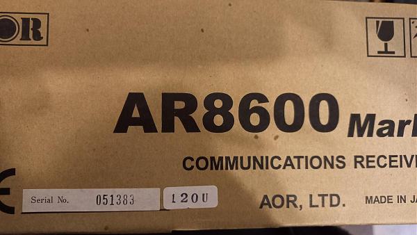 Продам AOR AR8600 Mk2