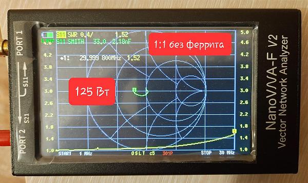 Продам Балун 1к1 125 Вт без феррита