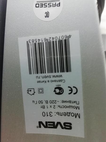 Продам sven 310