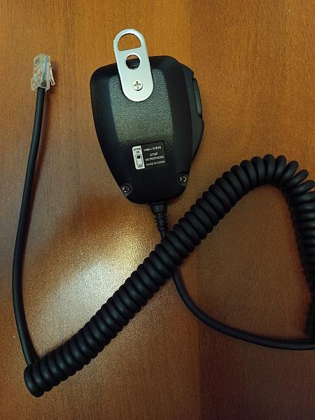 Продам микрофон HM-118N для КВ и УКВ трансиверов Icom