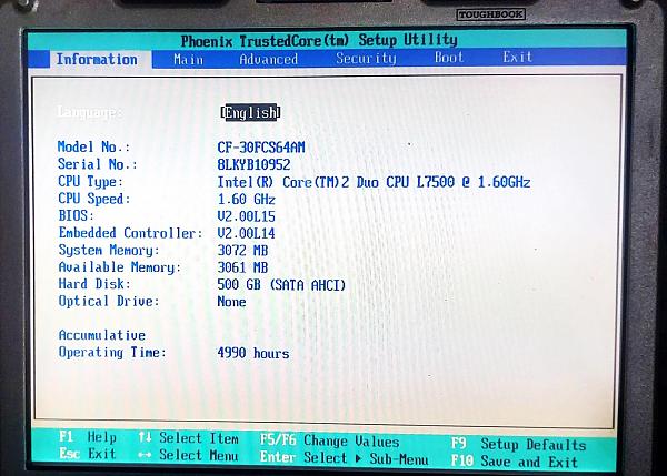 Продам Защищенный ноутбук Panasonic Toughbook CF-30 MK2