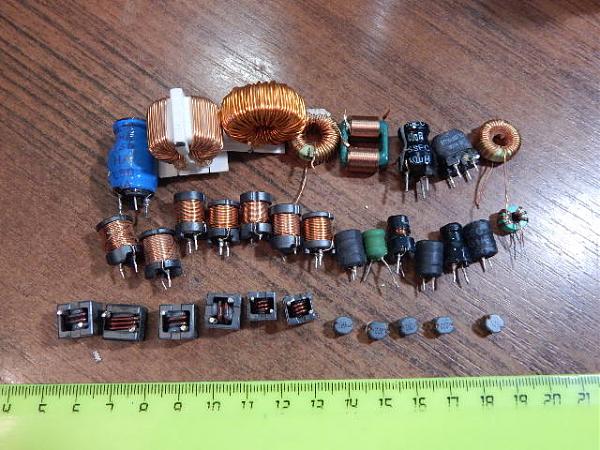 Продам Дроссели и катушки на ферритах (33 шт)