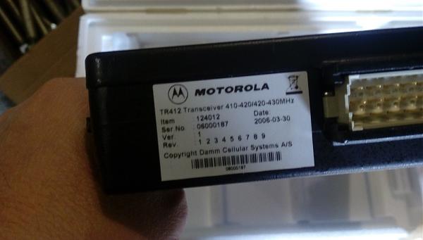 Продам Трансивер,ТР411,EDN124002A,MOTOROLA (TR 412 410-42
