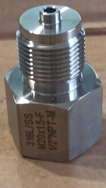 Продам Переходник m/f m20х1.5/1/2" NPT 316L SAMI