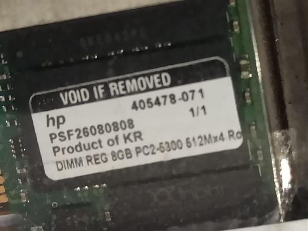 Продам Память,16GB REG PC2-5300,408855-B21,HP