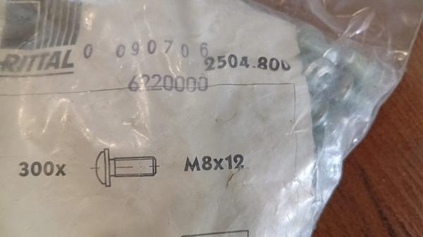 Продам Винты звездочка M8x12, SZ 2504.800 Rittal