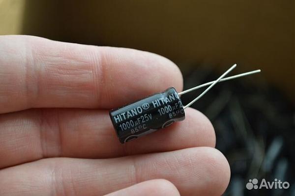Продам Конденсаторы Hitano, 1000uF*25V, 85C, лот 686шт