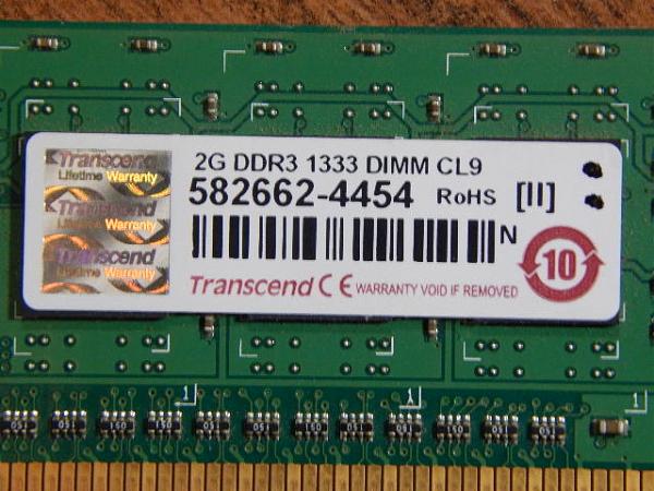 Продам Планки оперативной памяти DDR3 2GB 1333 мгц (2 шт)