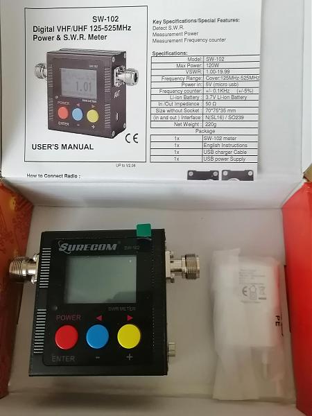 Продам КСВ-метр и мощности SW-102