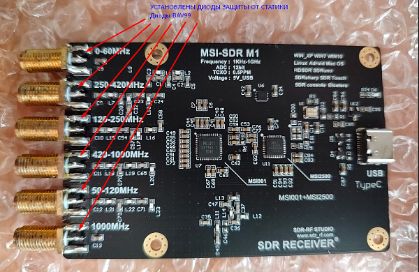 Продам USB приёмник-сканер MSI-SDR M1