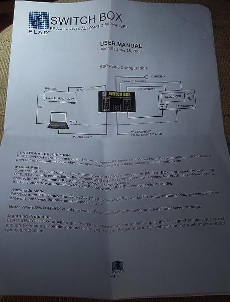 Продам Switch Box Elad