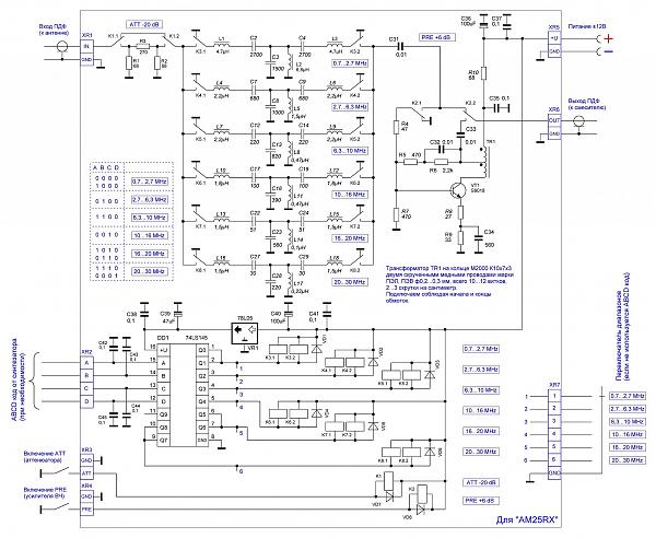 Продам Малогабаритные платы релейных ПДФ на 6 диапазонов