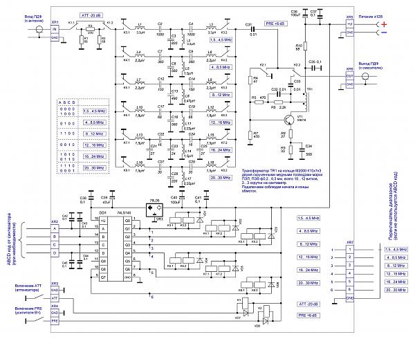 Продам Малогабаритные платы релейных ПДФ на 6 диапазонов