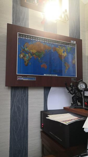 Продам Мировые настенные часы Geochron Boardroom Hickory