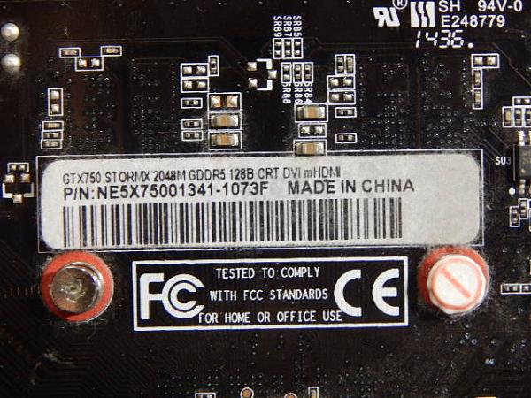Продам Видео карта к ПК Palit GTX750 2048M GDDR5 128B