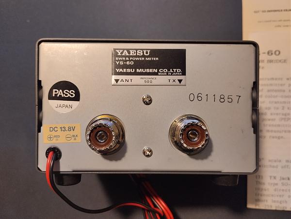 Продам КСВ-метр YAESU YS-60
