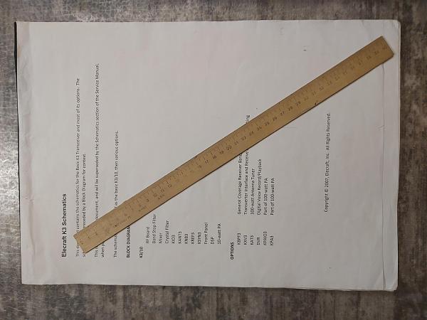 Продам Трансивер K3 Schematics, размер А3