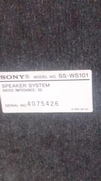 Продам Пассивный сабвуфер объемного звучания SONY SS-WS10