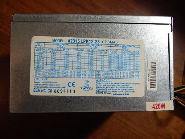 Продам Блок питания к ПК 420 ватт