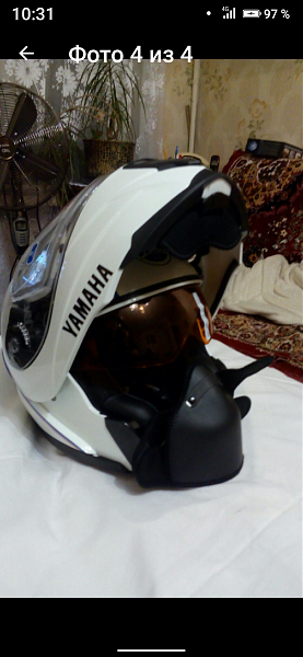 Продам Ямаха новый мото шлем