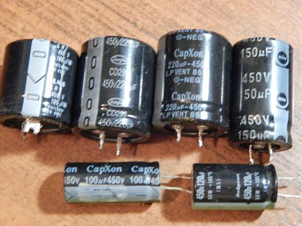 Продам Конденсаторы электролитические 450 v(6 шт)